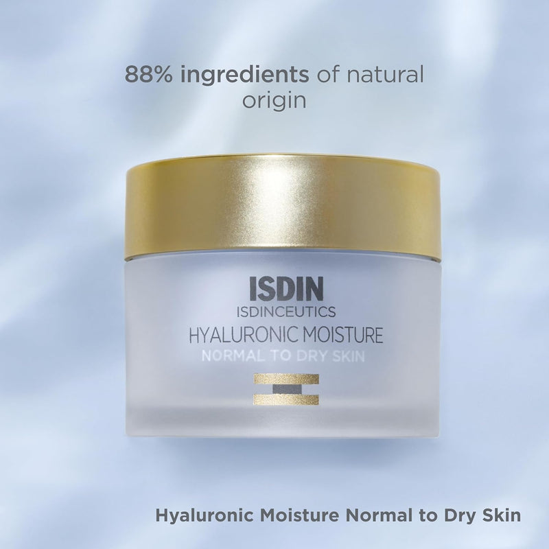 ISDIN ISDINCEUTICS - Hyaluronic Moisture Cream (Normal to Dry Skin) كريم ترطيب بحمض الهيالورونيك من إسدين إسدينسيوتكس (للبشرة العادية إلى الجافة)