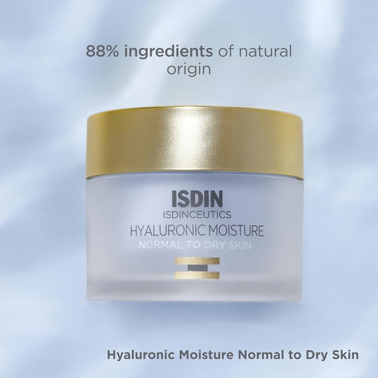 ISDIN ISDINCEUTICS - Hyaluronic Moisture Cream (Normal to Dry Skin) كريم ترطيب بحمض الهيالورونيك من إسدين إسدينسيوتكس (للبشرة العادية إلى الجافة)